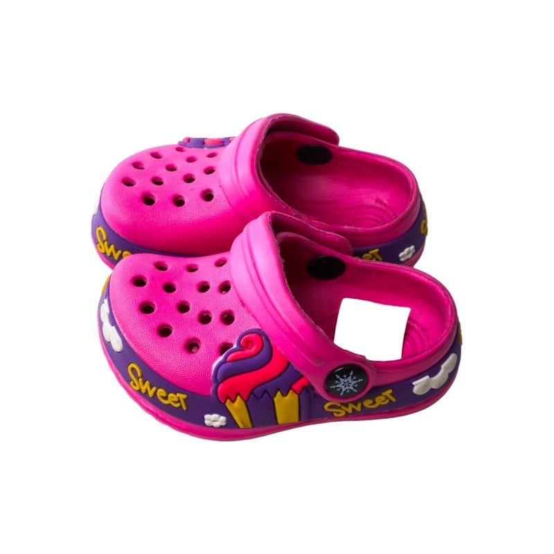 Sweets Crocs Slipper for Kids Size 19 - 2676 - Image 1