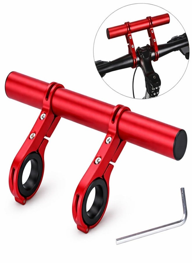 FCCRACING FCC Racing Aluminium Handlebar Extender Double Clamp Mount Red Bicycle Handle Grip (31.8 mm) - Image 4
