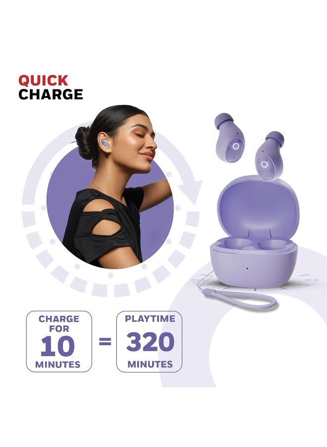 هوني ويل سماعات أذن بلوتوث Honeywell Moxie V1500 TWS مع 48 ساعة من وقت التشغيل، شحن سريع من نوع C، مقاومة للماء IPX4، بلوتوث V5.4، محركات 8mm*2، تحكم باللمس، مساعد صوتي، إلغاء الضوضاء - Image 4