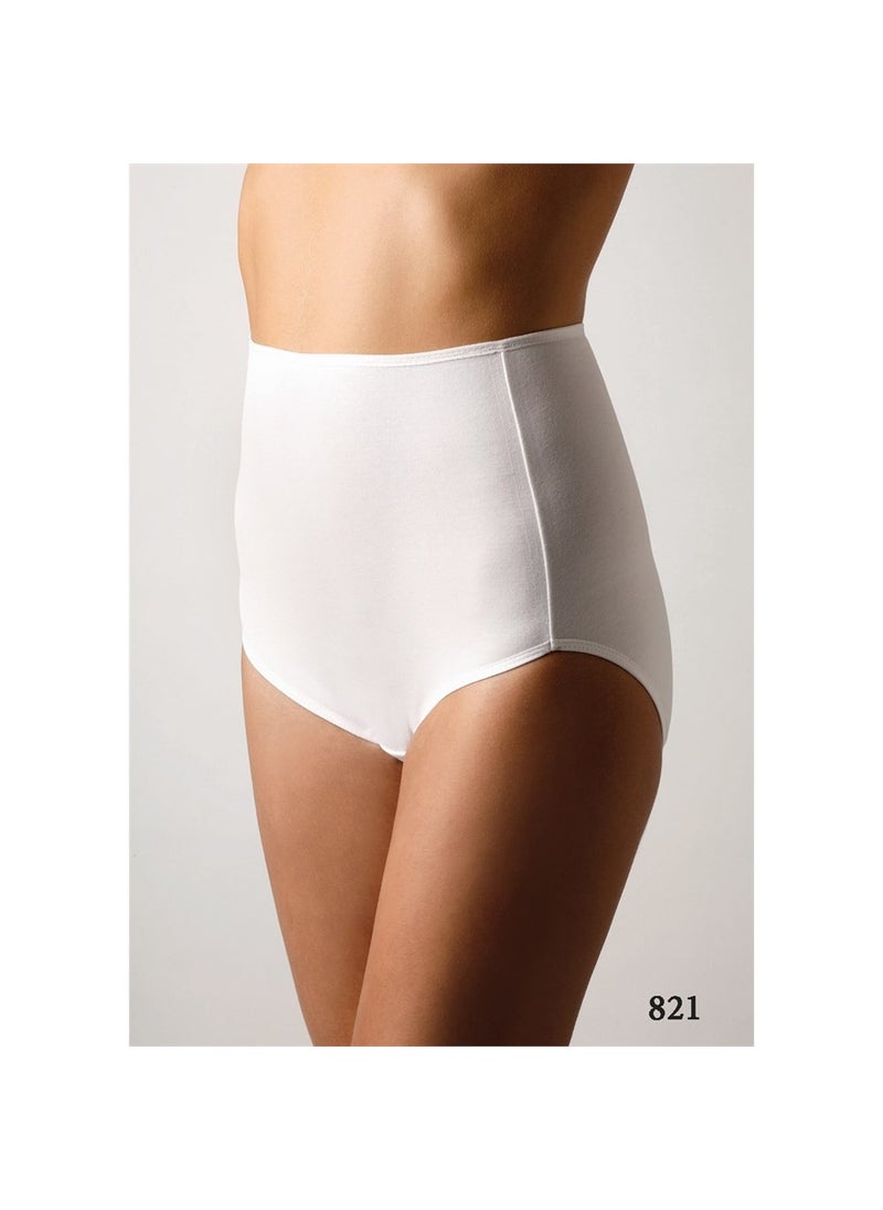 Magic Form 821 Combed Cotton High Waisted Normal Panties 