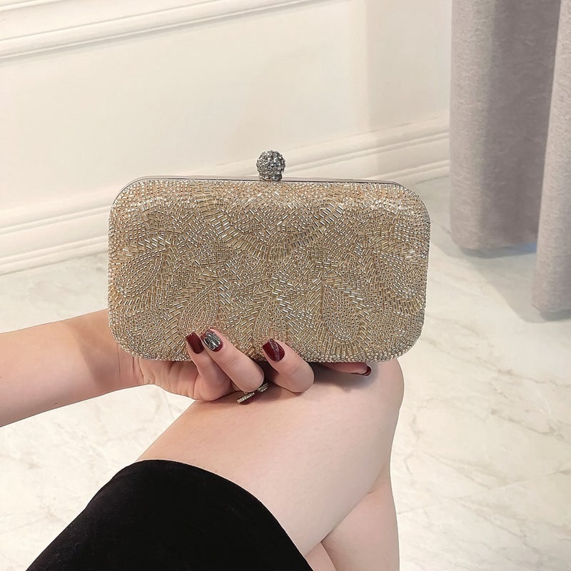 Dinner Bag Embroidery Gift Bag Hard Shell Clutch Bag Ladies Banquet Bag 7417-117 Women'S Bag - Image 2