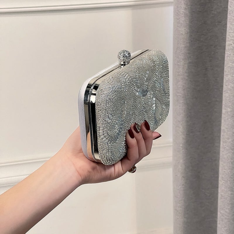 Dinner Bag Embroidery Gift Bag Hard Shell Clutch Bag Ladies Banquet Bag 7417-117 Women'S Bag - Image 5