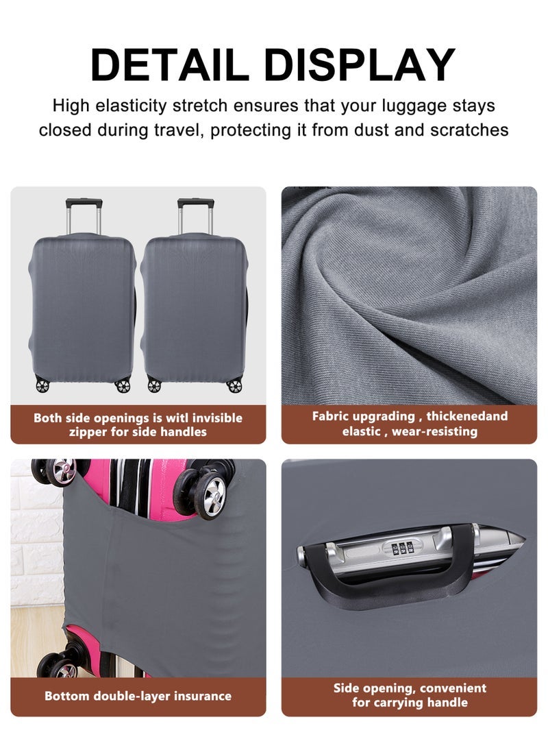 URbazaar Elastic Travel Luggage Cover Travel Suitcase Protective Cover for Trunk Case Apply to 18-30 inch luggage Suitcase Cover - Image 4