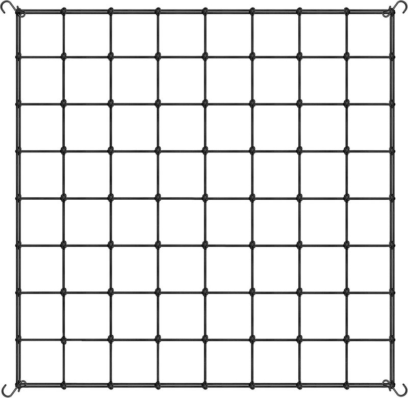 iPower Elastic Trellis Netting for 5x5FT Grow Room HeavyDuty Plant Net with Hooks Flexible Hydroponics Support for Indoor Plants Gardening and Horticulture
