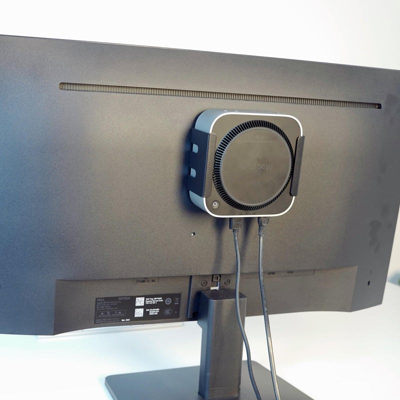 Bylitco All Metal Mount Holder Bracket for Mac Mini M4/M4 Pro 2024, Under Desk or Behind The Monitor - Image 3