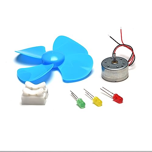 EUDAX DIY DC Power Micro Motor Wind Turbine Electricity Generator Blades Model - Image 5