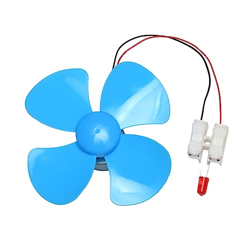 EUDAX DIY DC Power Micro Motor Wind Turbine Electricity Generator Blades Model - Image 4