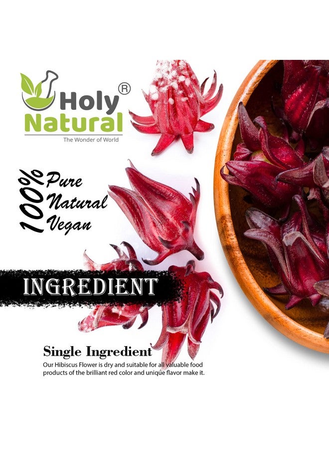 Holy Natural - The Wonder of World Holy Natural Hibiscus Powder (100Gm), Hibiscus Sabdariffa, Rosella Flower Powder, Edible Grade, For Hot, Ice, And Cold Tea And Drink, Herbal And Ayurvedic Tea, Syrups, Hair Pack And Mask. - Image 4