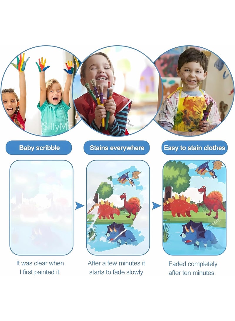 مجموعة كتب تلوين مائية للأطفال - ١٢ كتابًا سحريًا للرسم المائي - مجموعة كتب تلوين ورسم مائية - Image 4