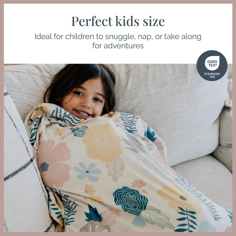 Beddy's Dual-Sided Kids Travel Blanket for Airplane or Car, Packable with Portable Carrying Case Bag, Super Soft & Cozy Lightweight Blanket, Perfect for Travelers, Road Trips and Camping - Image 5
