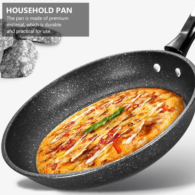 26Cm Non-Stick Skillet Frying Pan Cast Iron Omelette Pan Household for Stovetop Use with Long Handle - Image 5