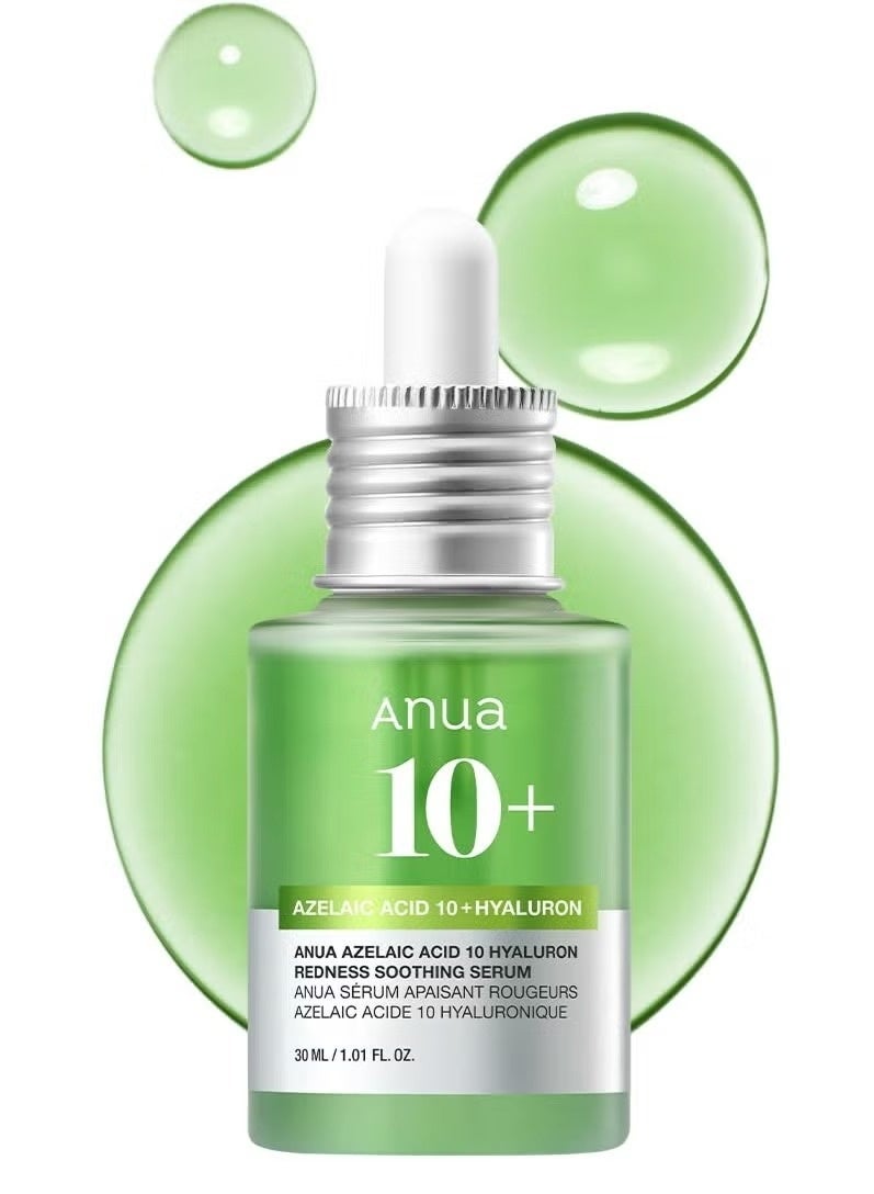 Anua Wonder Anua Azelaic Acid 10 + Hyaluronic Acid Serum – Redness Soothing & Acne-Calming Korean Serum – Fragrance-Free, Lightweight Formula – 30ml - Image 1
