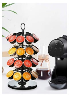 OASISWJ 4-Layer Stainless Steel Coffee Capsule Storage Rotating Rack  - Image 5