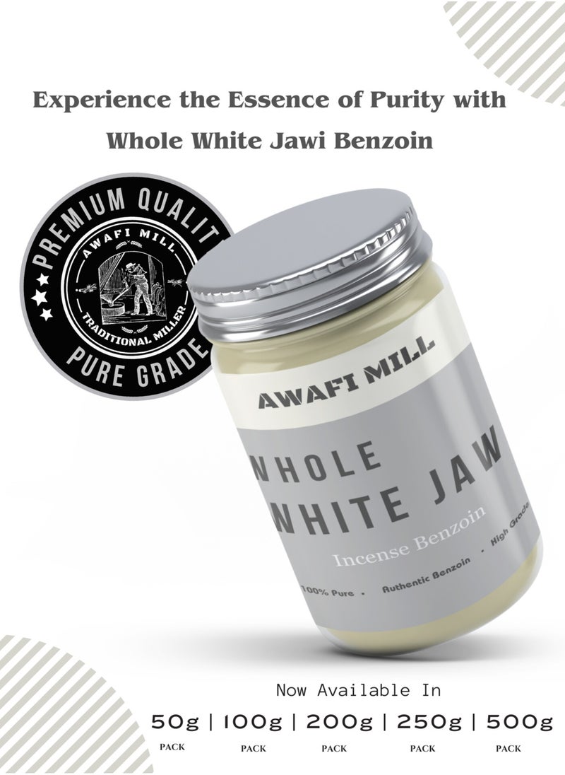 Awafi Mill White Jawi Benzoin Incense | Premium Aromatic Resin for Purification and Relaxation  - Image 4
