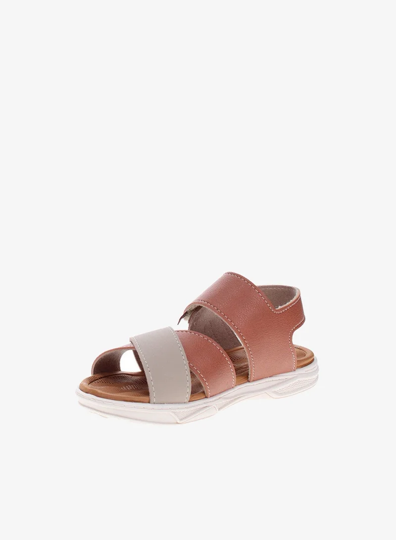 MOLEKINHO Molekinho Pre Teen Boys Sandals With Back Strap Brown | Made In Brazil
