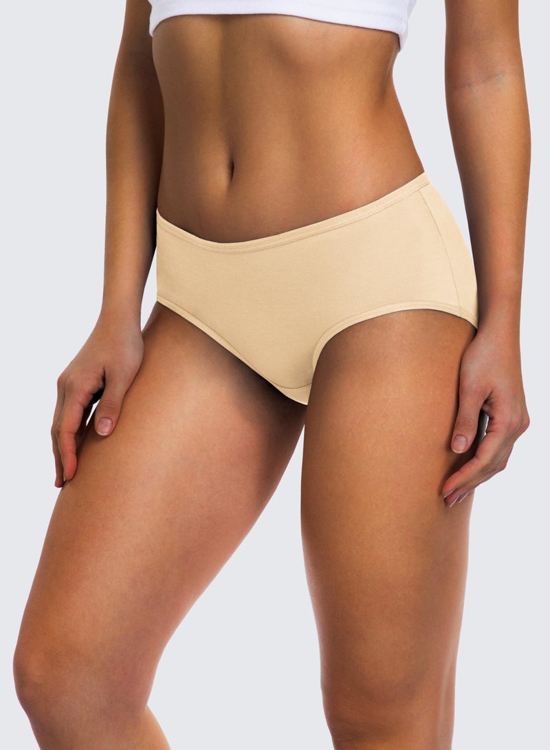 MIRITY Bamboo Rayon Hipster Panties Briefs for Women 7-Pack - Soft, Breathable, Stretchy Comfort Fit Skin - Image 5