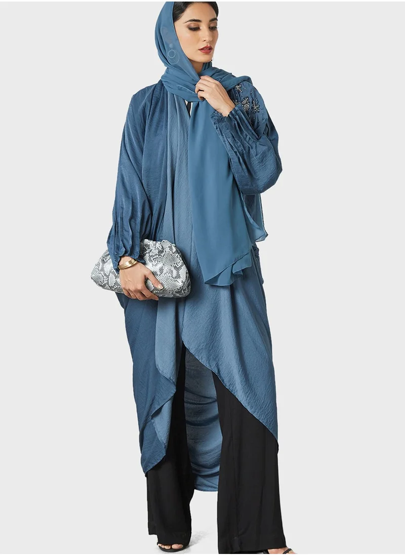 Threadz by Ajooni Embellished Pattern Abaya