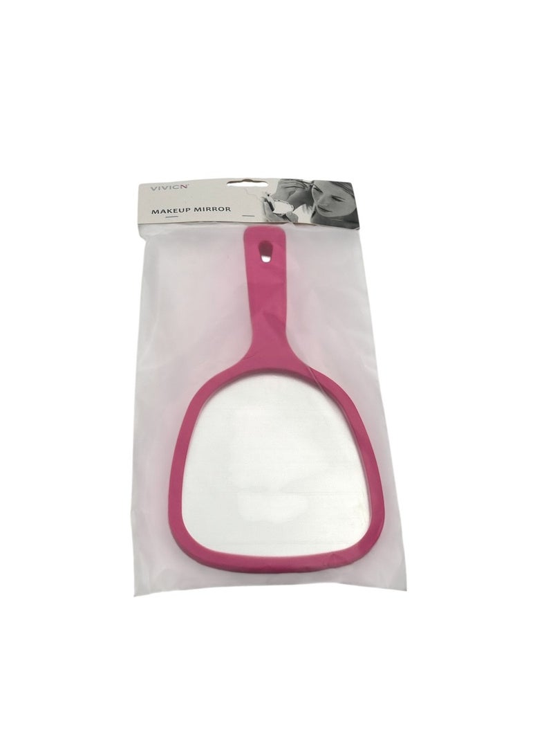 B&D Handheld Cosmetic Makeup Mirror, Pink – Compact Portable Hand Mirror for Makeup Application, Facial Grooming, Beauty Routine, Travel and Everyday Use - Image 2