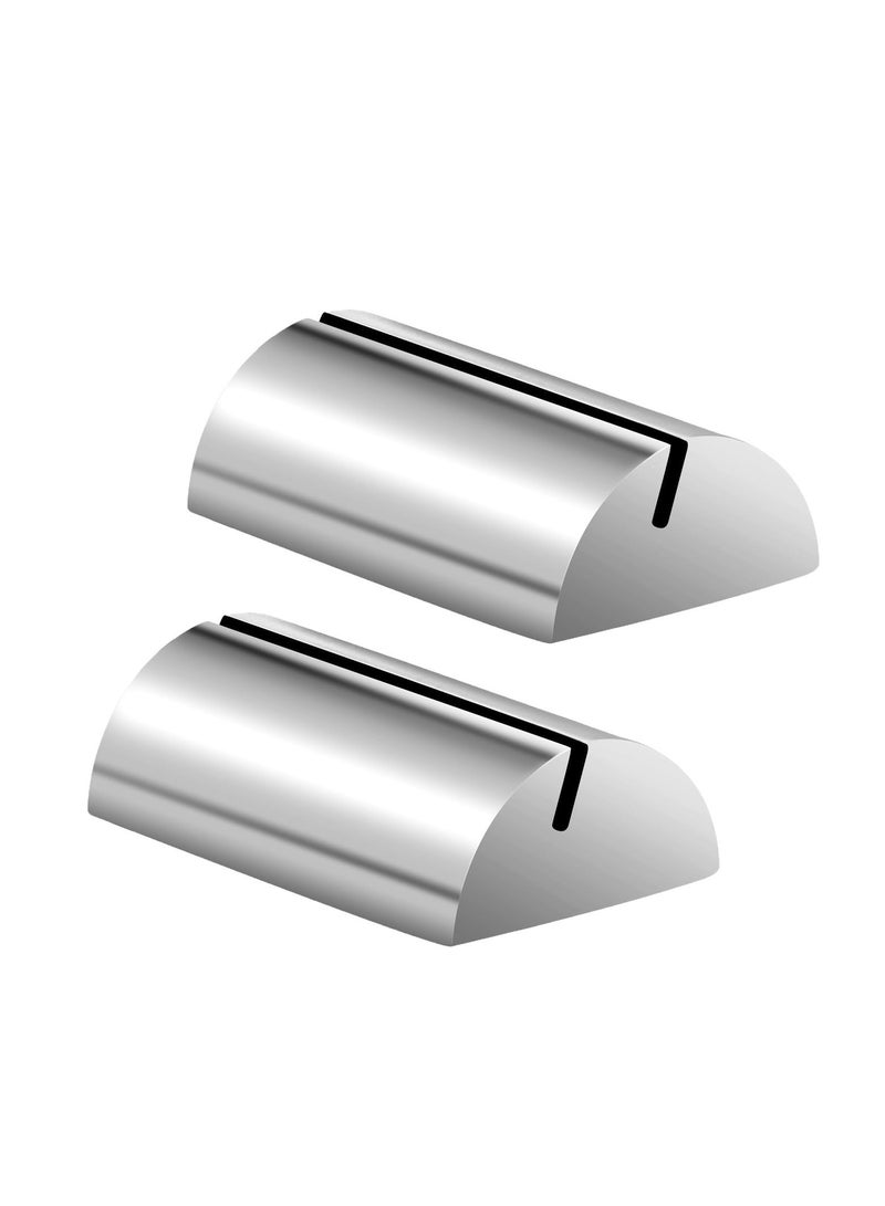 Generic Round Table Number Stands, Modern Place Card Holders Table Number Clips Table Number Holders for Wedding Reception Anniversary Birthday Party Banquet (2PCS)  - Image 1