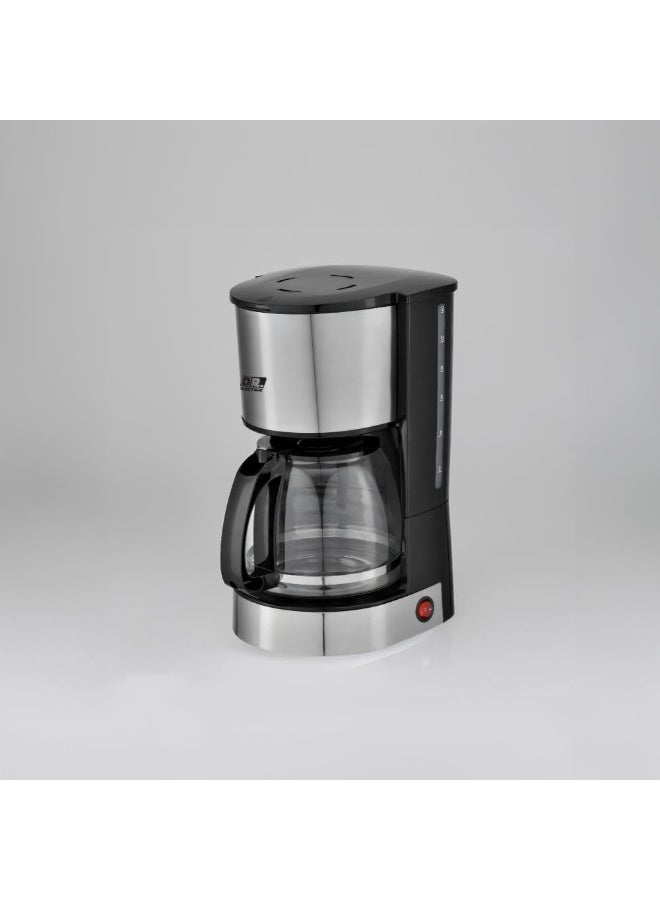 DR.ELECTRIC DR4C American Coffee Maker, 800W, 1.5L, 12 Cups, Stainless Steel, 2 Years Warranty - Image 3