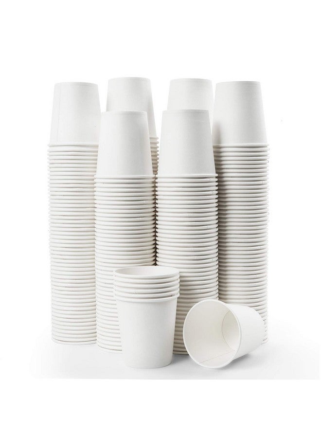 Vumdua Vumdua 300 Pcs 6 oz Disposable Paper Cups, Hot Cold Beverage Drinking Cup for Coffee, Water, Tea, Juice, Espresso & Cortado (White)  - Image 1
