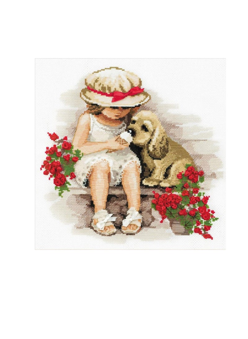 Cross Counted Cross Stitch Kit Sweet Tooth 11.75in x 11.75in - Image 3