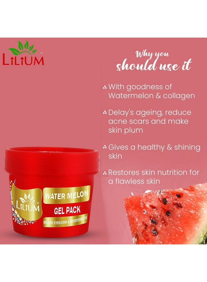 Lilium Water Melon Facial Kit, 400g, 4 Step Deep Cleansing, For Instant Hydration & Nourishment, , Instant Glow For All Type Skin, Pack Of 4 - Image 5