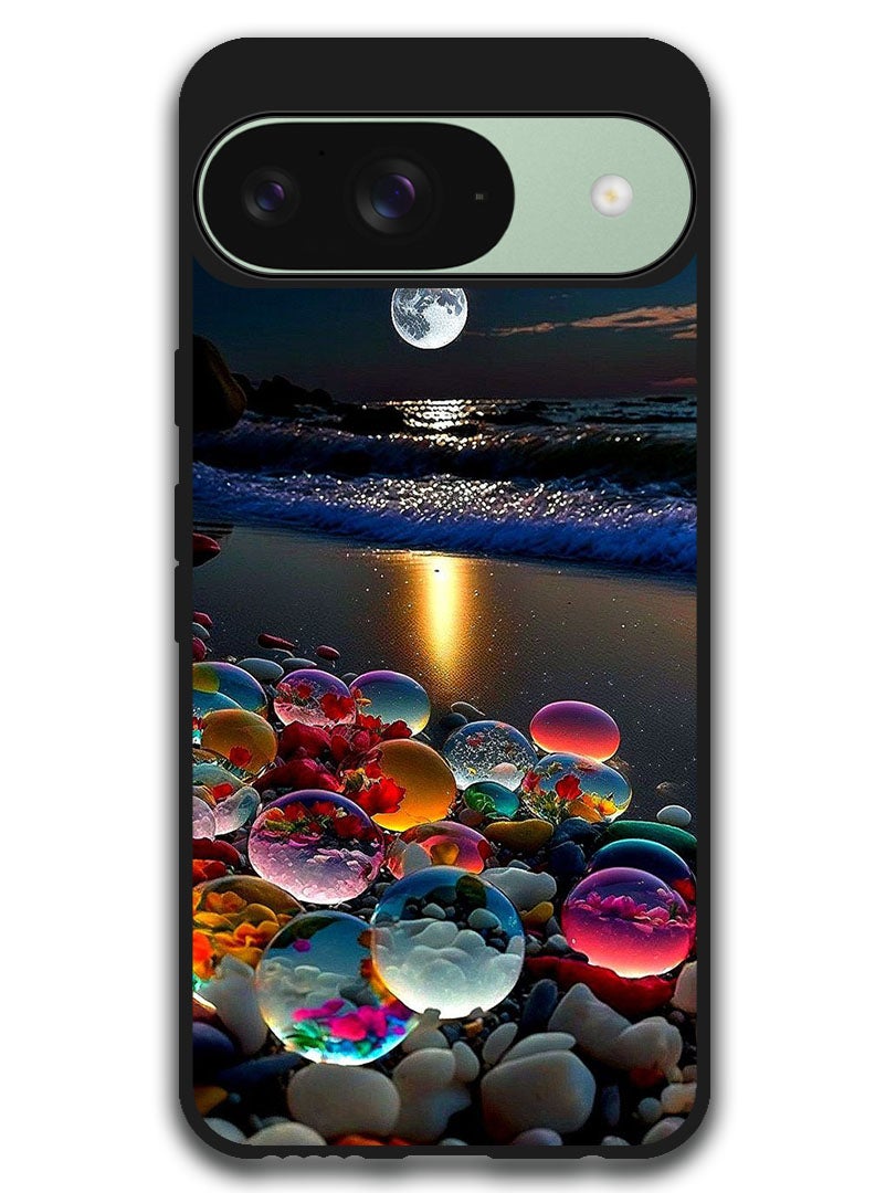 Theodor Protective Case Anti Scratch Shock Proof Bumper Cover For Google Pixel 9 Stone Beach - Image 1