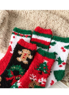 5 pairs of Christmas plush socks, Christmas gifts, warm and comfortable socks in winter, coral fleece - pzsku/Z3DA94EE8CC2DD0AB6DE5Z/45/_/1732188657/4f76ceb0-b981-49e5-a6f6-885b854befa3