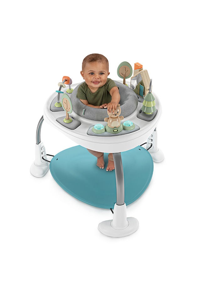 ingenuity Spring, Sprout 2-In-1 Activity Jumper And Table First Forest - Image 4