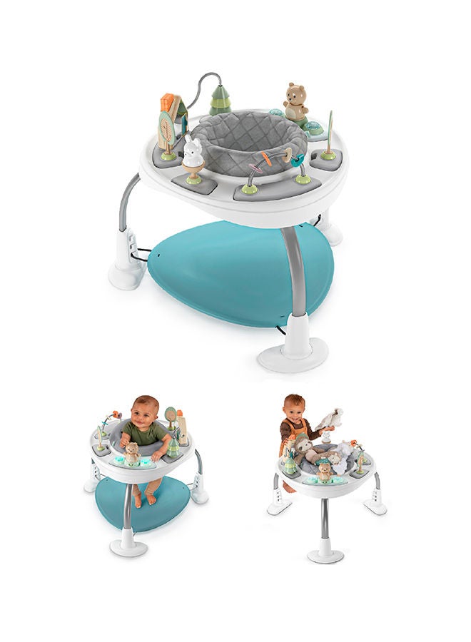 ingenuity Spring, Sprout 2-In-1 Activity Jumper And Table First Forest - Image 2
