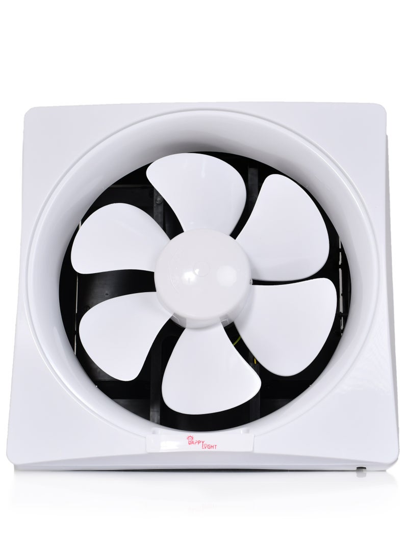Happy Light Plastic wall suction fan for kitchens and bathrooms, 12 inches, 42W - Image 1