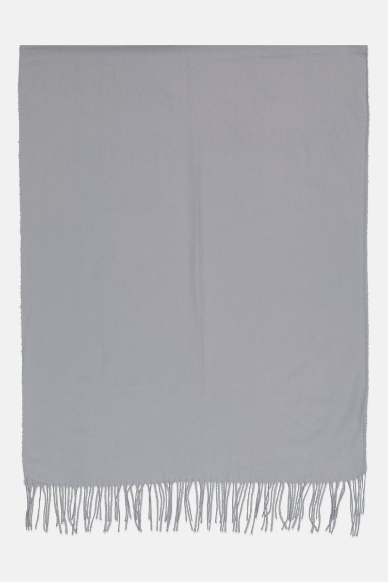 Caracol Women Plain Sacrf  184 x 73 cm, Grey - Image 2