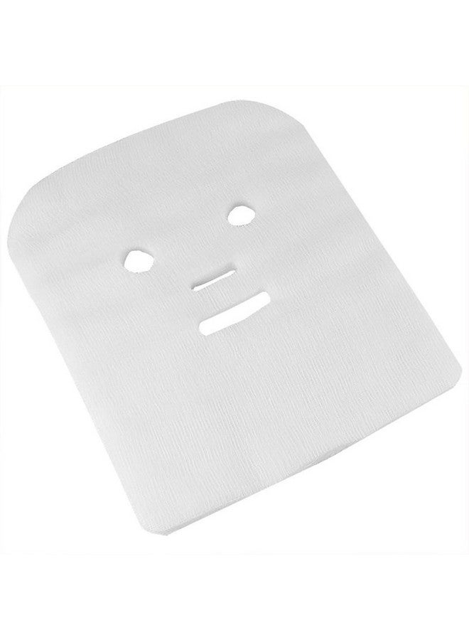 UPSTORE 100 Sheets Gauze Mask Large Precut Gauze Face Masks Soft Gauze Face Pads White Net Face Gauze Mask Natural Spa Gauze Facial Mask Facial Skin Paper Sheet Gauze for Spa Beauty Salon - Image 3