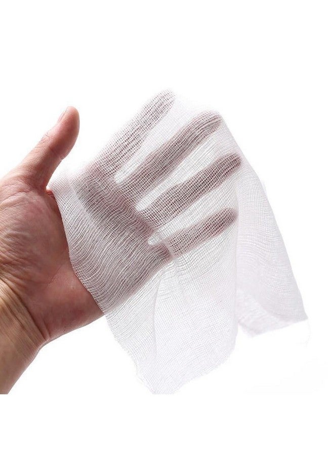 UPSTORE 100 Sheets Gauze Mask Large Precut Gauze Face Masks Soft Gauze Face Pads White Net Face Gauze Mask Natural Spa Gauze Facial Mask Facial Skin Paper Sheet Gauze for Spa Beauty Salon - Image 5