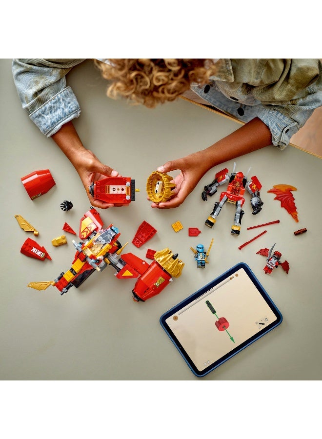 LEGO NINJAGO Kai’s Mech Storm Rider 71830 Building Set (333 Pieces) - Image 4