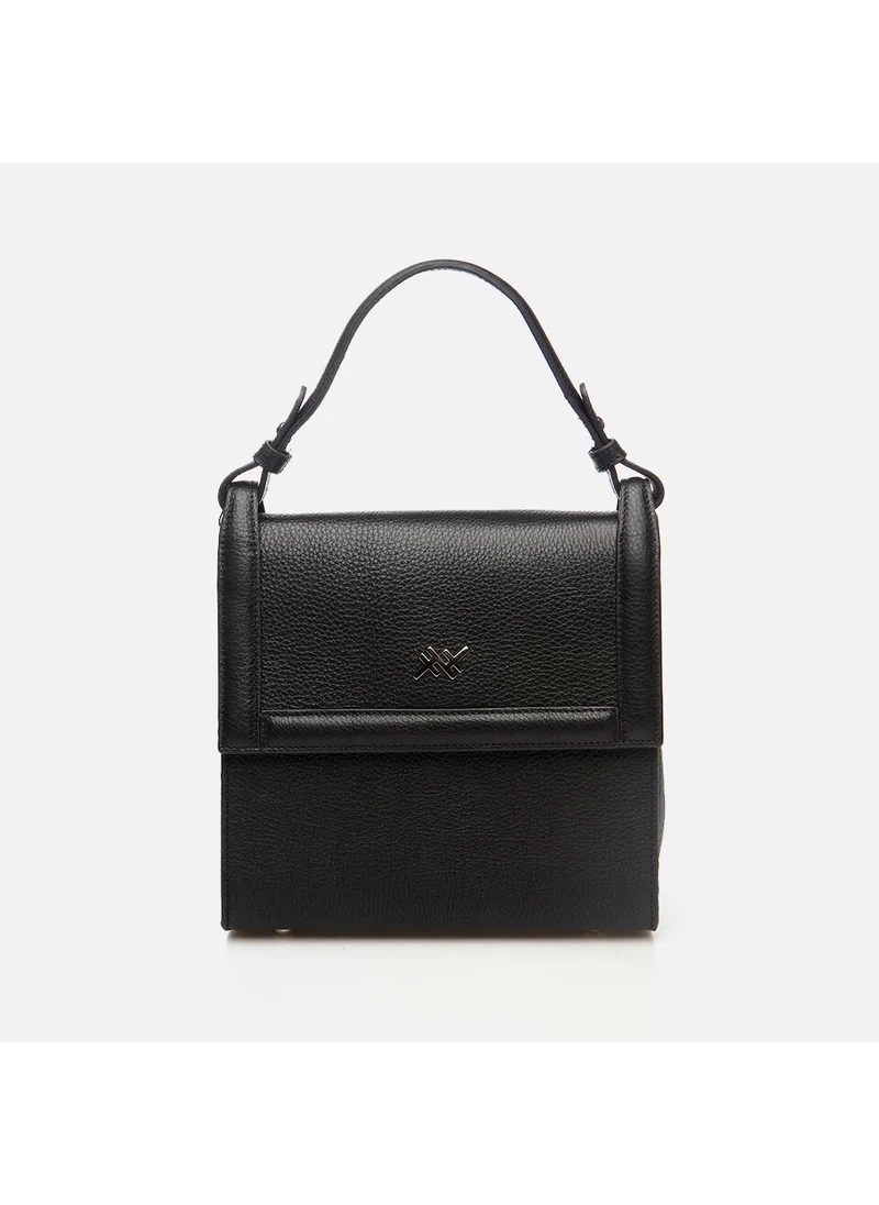 Hotiç 03CAH281030A100 GENUINE Leather Black Women's Bag