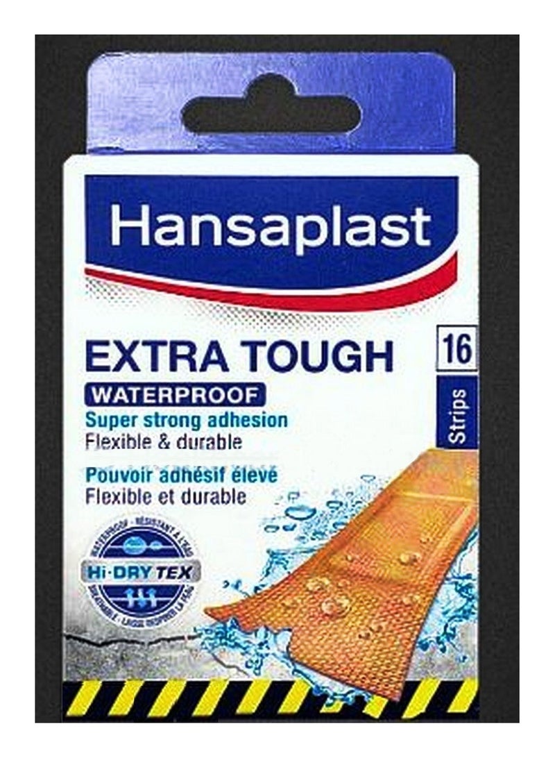 Hansaplast Extra Tough Waterproof Plaster 16 Strips - Image 2