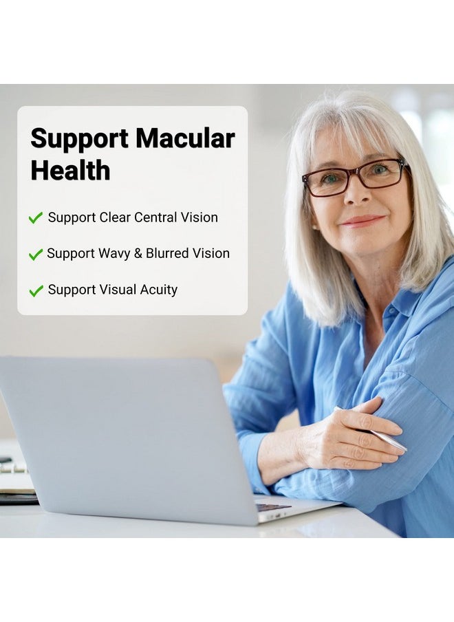 UpNourish Areds 2 Eye Vitamins For Macular Health Dry Eye Lutein 40Mg Zeaxanthin Saffron Astaxanthin 12Mg & Dha 200Mg Eye Supplements For Eye Strain Eye Pressure & Night Vision 120 Softgels  - Image 4