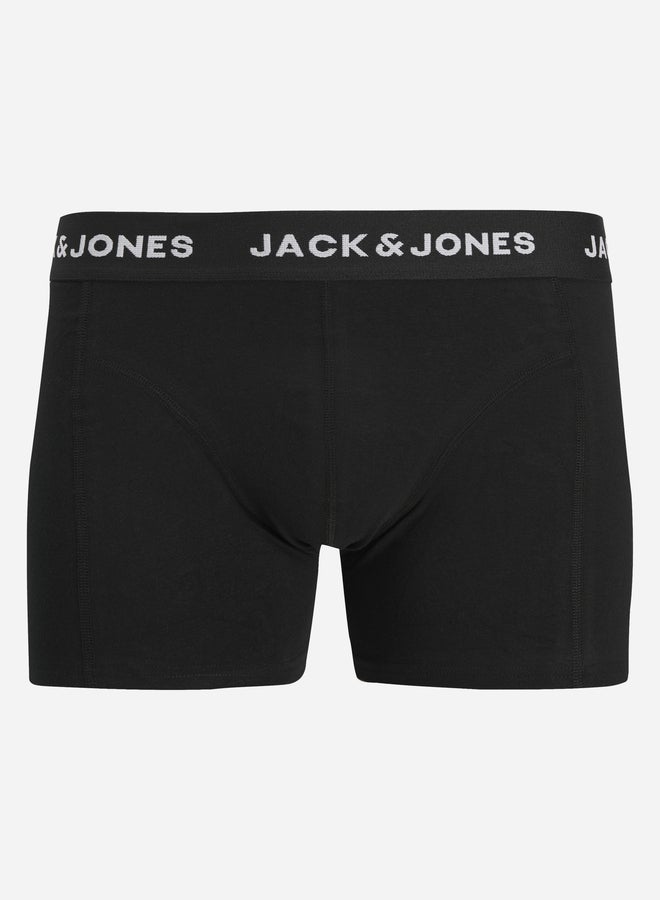 جاك اند جونز حزمة من 3 سراويل داخلية بخصر مطبع - Image 5