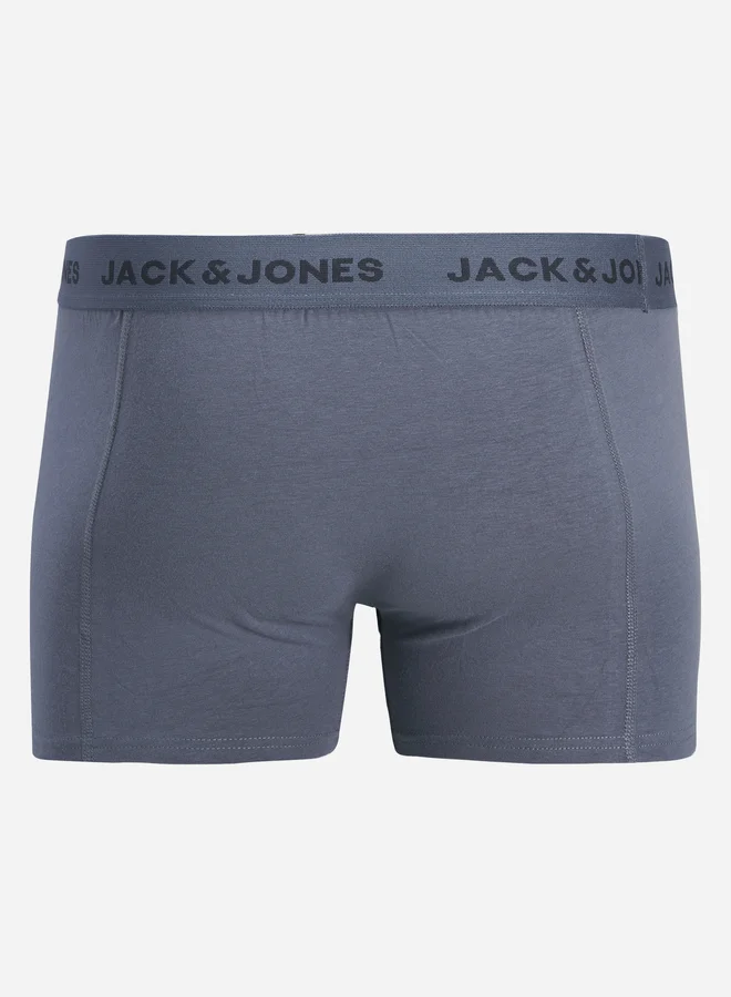 JACK & JONES Pack of 3 - Printed Waistband Trunks