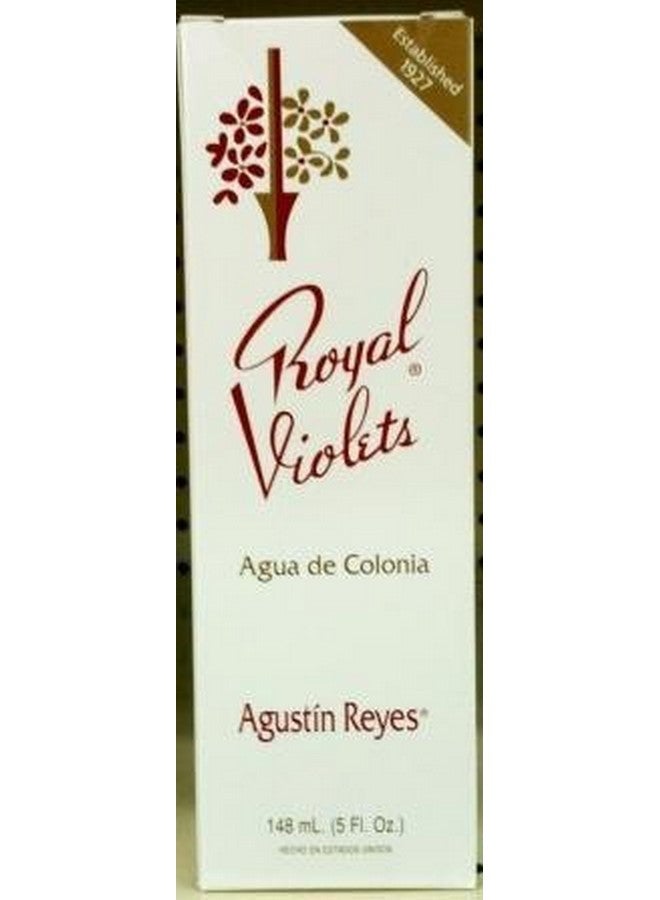 رويال فيوليتس من أجوستين رييس 5 أوقية أغوا دي كولونيا أو دو كولونيا زجاجة زجاجية من رويال فيوليتس