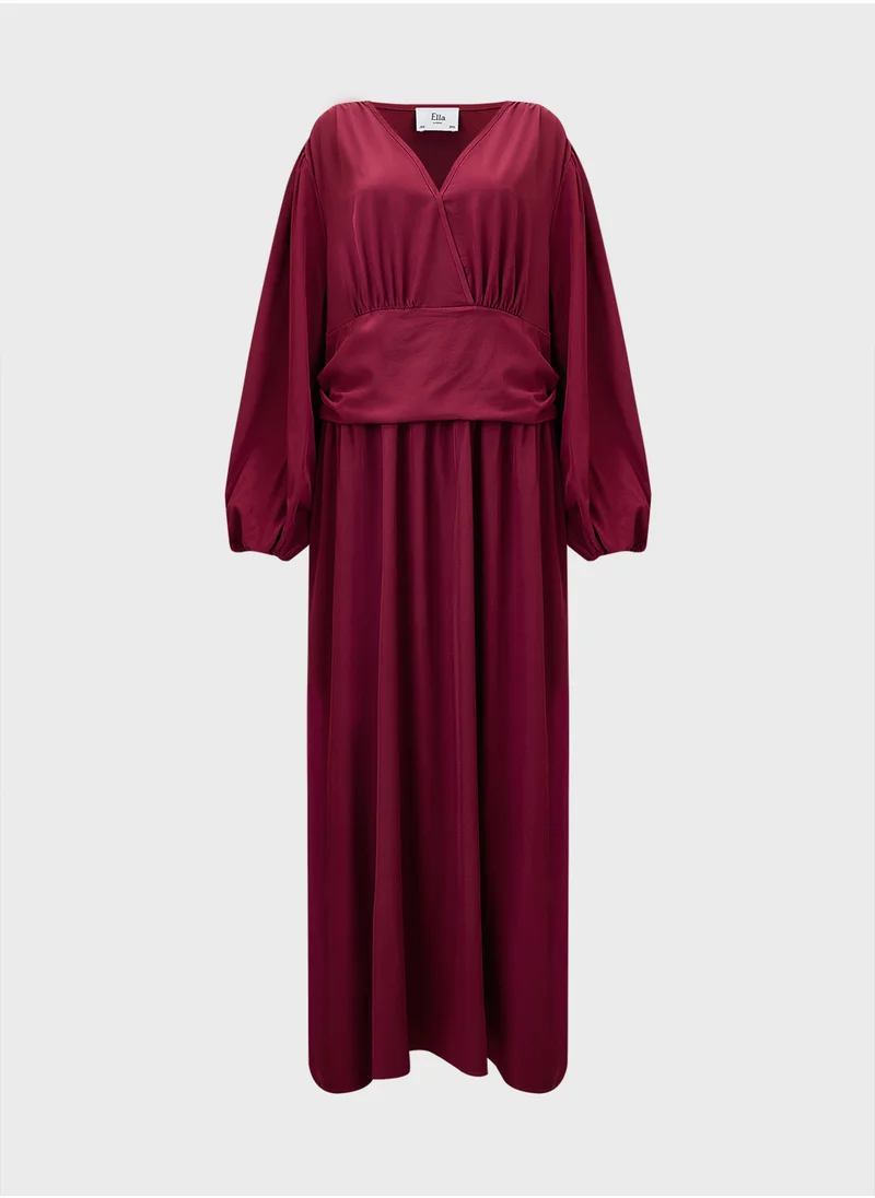 ايلا بلس Puff Sleeved Dress