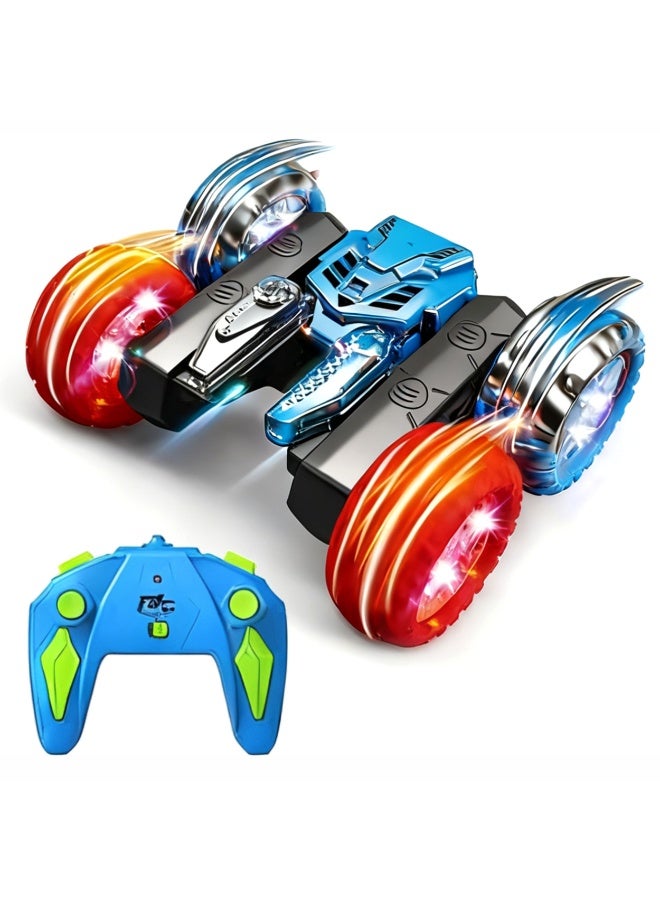 Chanak Stunt Big Crab 4Wd 2.4Ghz Remote Control, Car 360° Rotation Rc Stunt Car With Flashing Lights, Dual-Sided Drive Off-Road Vehicl, Rechargeable Toy Car For Kids (Color as per Availability) - Image 1
