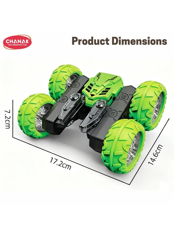 Chanak Stunt Big Crab 4Wd 2.4Ghz Remote Control, Car 360° Rotation Rc Stunt Car With Flashing Lights, Dual-Sided Drive Off-Road Vehicl, Rechargeable Toy Car For Kids (Color as per Availability) - Image 4