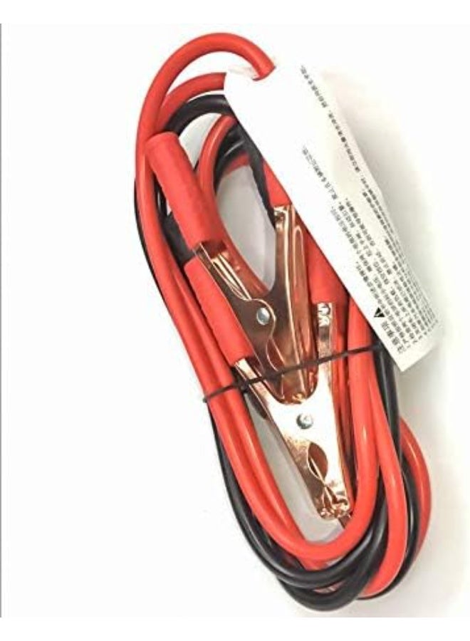 كابل توصيل بطارية سيارة - قوة 500 أمبير - طول عملي 2.3 متر - سلك قوي وكلبسات معزولة لـ أمان تام وحالات الطوارئ والاستخدام اليومي - Image 2