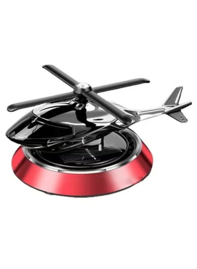 JAJEEK Solar-Powered Helicopter Car Air Freshener – Rotating Aromatherapy Diffuser with Stylish Dashboard Ornament – Fragrance Air Purifier for Car, Home & Office – Solar Energy Operated Scent Dispenser & Interior Decoration Accessory - Image 1