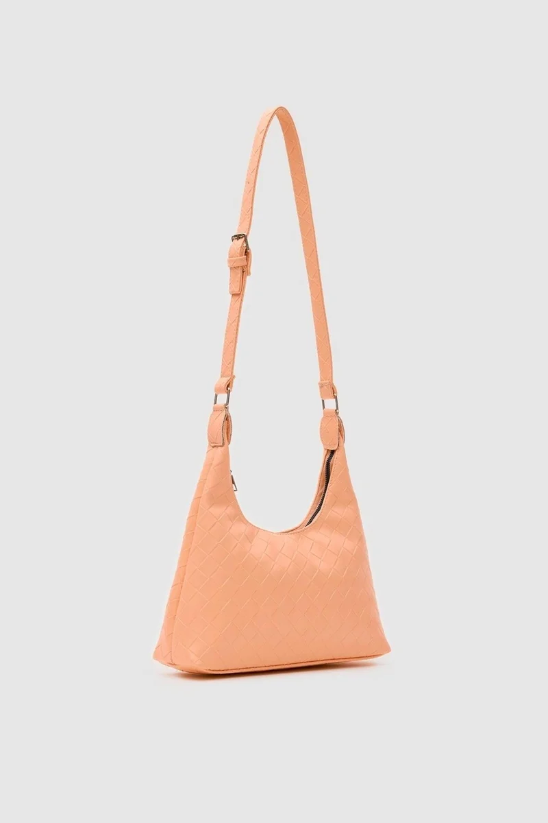 Shule Bags Faux Leather Crossbody Bag Dorian Salmon