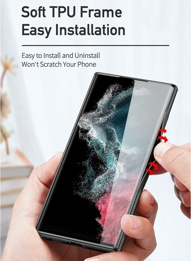 Covernex غطاء حماية لجهاز سامسونج جالكسي S23 ألترا بتصميم أسد مع مشبك - Image 3