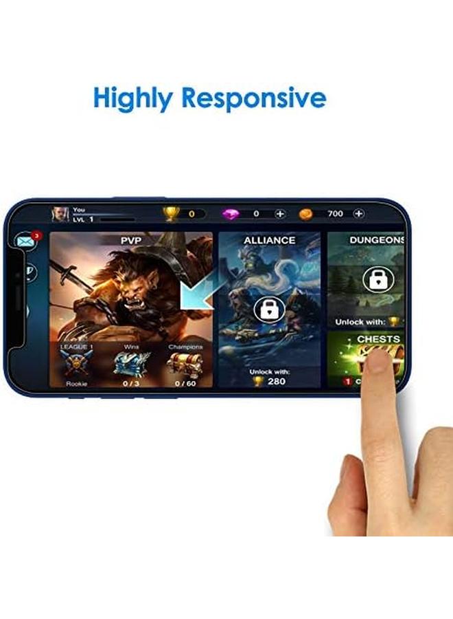 Jetech Screen Protector For Iphone 12 12 Pro 6.1 Inch Tempered Glass Film 3 Pack - Image 4